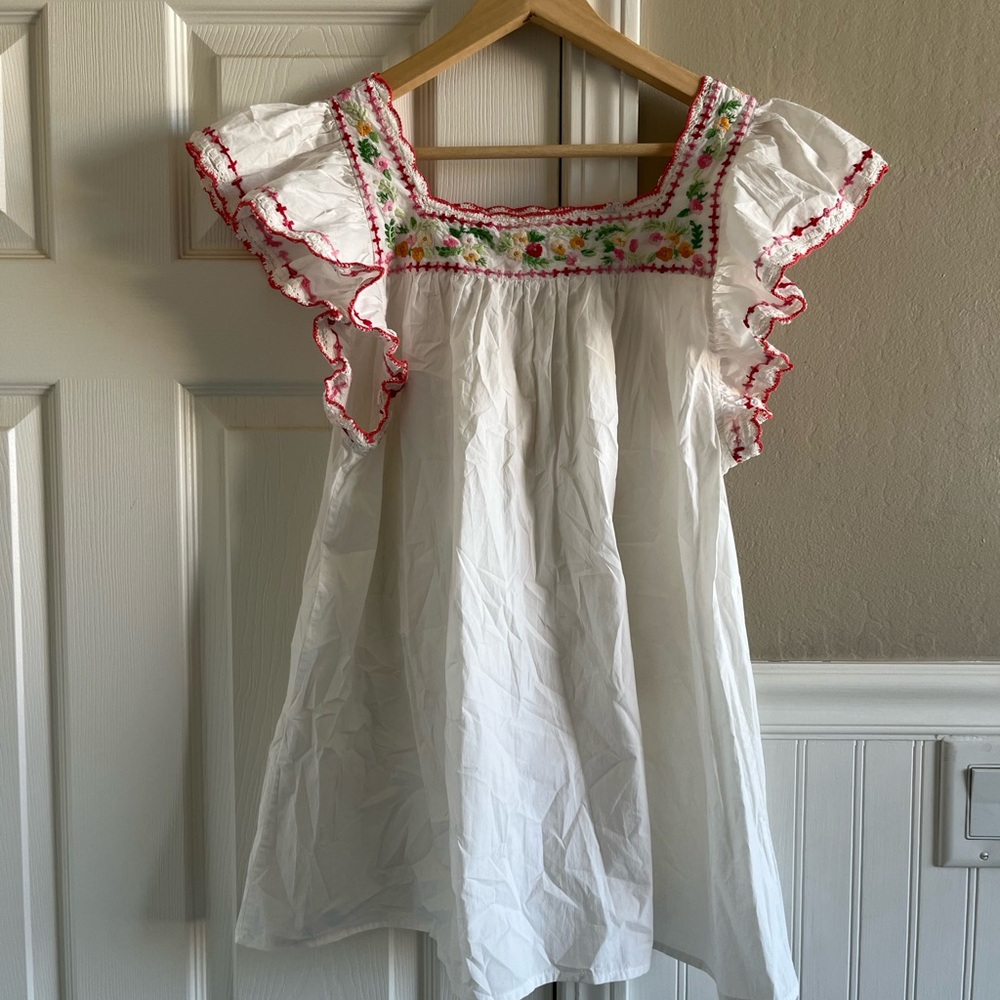 Doen Lilah Dress Altered to Tunic Top Sz. L (read description) - Picture 2 of 6